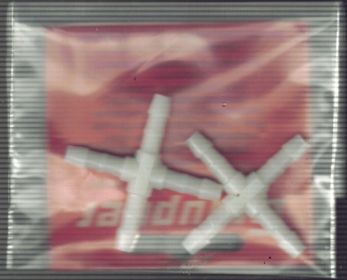 Schlauchverbinder 4mm Kreuz