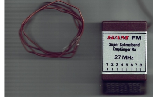 Empf&auml;nger 7 Kanal 27 MHZ