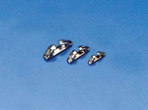 Lippe Chrom Metall 9mm 10-Stück