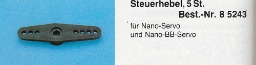!STEUERHEBEL NANO 5--STÜCK