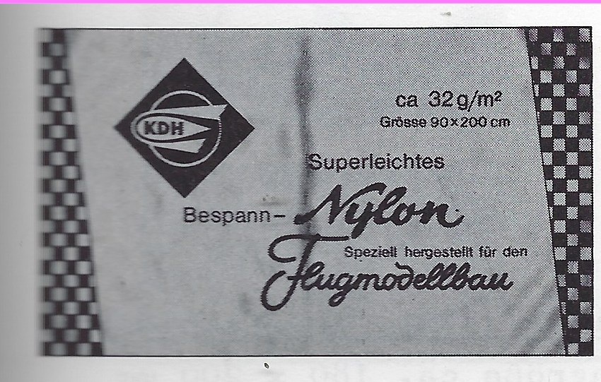 Superleichtes Bespann-Nylon, farbig orange