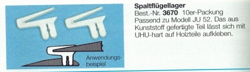 Spaltfl&uuml;gellager  10-St&uuml;ck