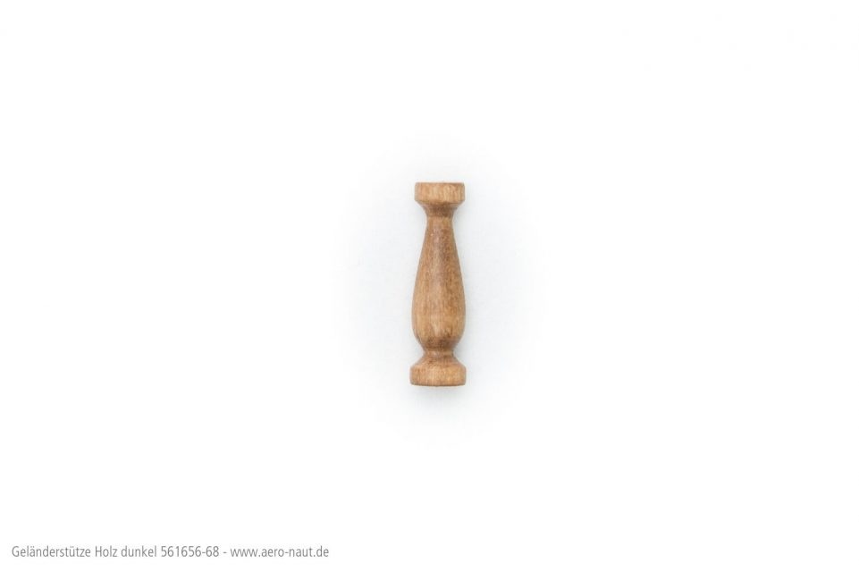 Geländerstütze Höhe ca. 8 mm Holz dunkel