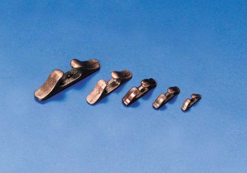Lippe brüniert Metall 9 mm * 10-Stück