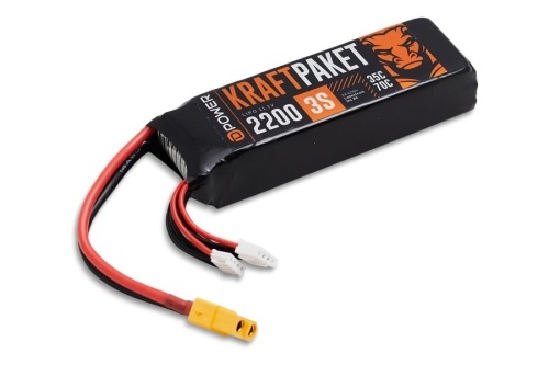 KRAFTPAKET 2200 3S LIPO 11,1 V 35/70C - XT-60