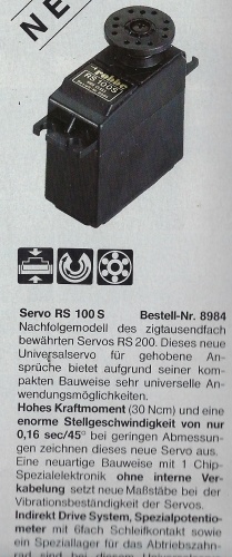 !SERVO RS 100 S