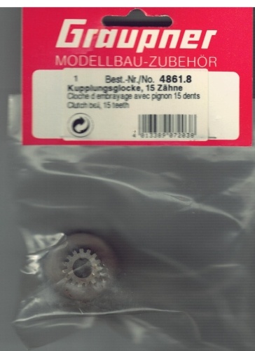 Kupplungsglocke, 15Z&auml;hne