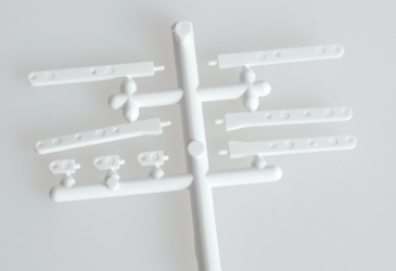 Relingstützen Kunststoff Höhe 23mm