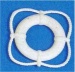 Rettungsr.10mm weiß einfarbig