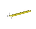 Messing-U-PROF.  4x2mm
