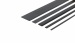 Carbon Flachstab  6 x 0,8 x 1000mm