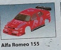 !DEKORBOGEN ALFA ROMEO 155 M1:8