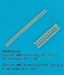 Niedergang 3,5mm breit, 60mm lang